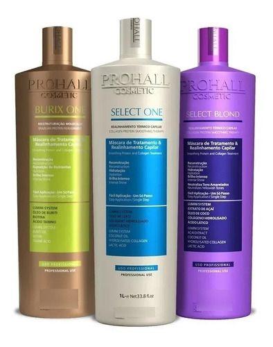Imagem de Prohall Kit Realinhamento Capilar Burix One Select One Blond