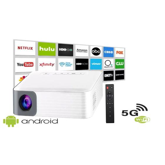 Projetor 200 Polegadas Android Tv Com Wi-Fi  Youtube, Netflix, Google é boa?