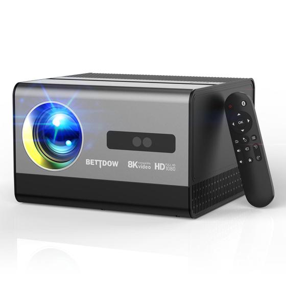 Projetor Bettdow 4k/8k Wifi 2,4/5 G Full Sealed Hd 1080p 18000lm Menor preço em Projetor Bettdow 4k/8k Wifi 2,4/5 G Full Sealed Hd 1080p 18000lm