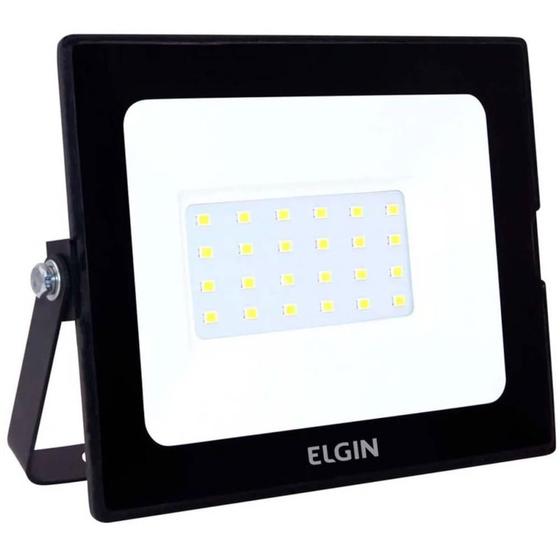 Imagem de Projetor de Led Preto 10 Watts 6500K - 48RPLED10G00 - ELGIN