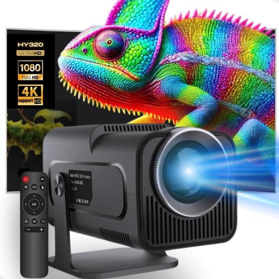Imagem de Projetor Hy320 Mini Portátil 4K HD Sistema Android 110v/220v