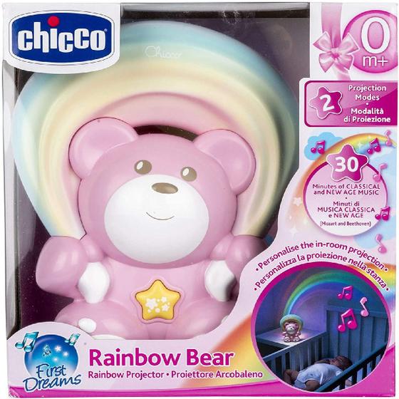 Imagem de Projetor Infantil Musical Urso Rainbow ROSA Chicco