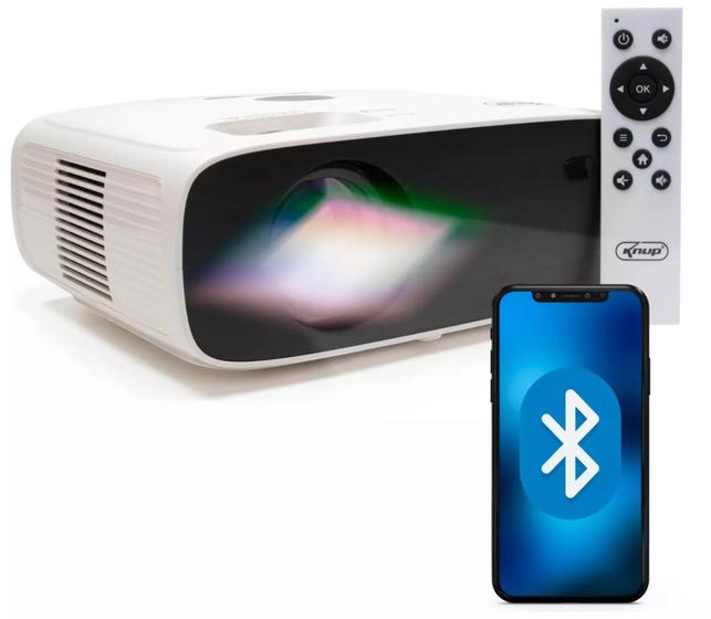 Imagem de Projetor Knup KP-PJ006 Espelhamento Android Ios 10200 Lumens