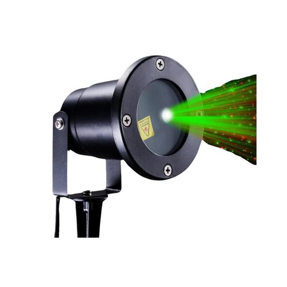 Imagem de Projetor lampada refletor de natal com luzes led coloridas prova dagua com espeto festa fim de ano