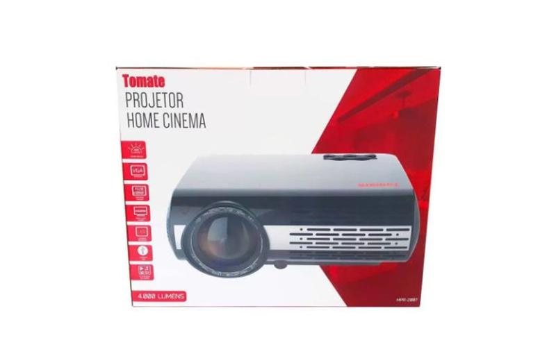 Imagem de Projetor Led 4000 Lumens Home Cinema Tomate MPR-2007