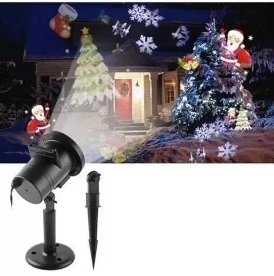 Imagem de Projetor led Natal Natalino Desenhos Laser Espeto Jardim