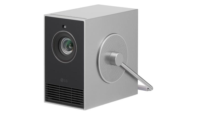 Imagem de Projetor LG CineBeam 4K, Smart WebOS, Ultraportátil, até 120”, Screen Share, Air Play, Bluetooth e Alto-falante-HU710PB