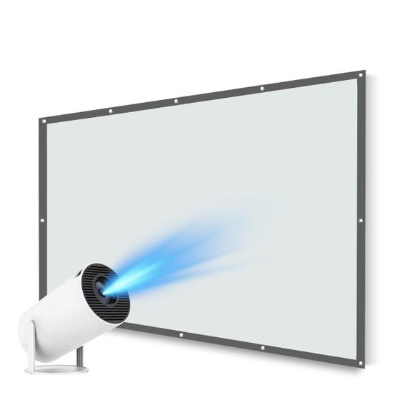 Projetor Professor Aula Com Tela Android Smart Wifi Portátil Android 11 Cor Branco 127/220v - Hy300 Imagem de Projetor Professor Aula Com Tela Android Smart Wifi Portátil Android 11 Cor Branco 127/220v