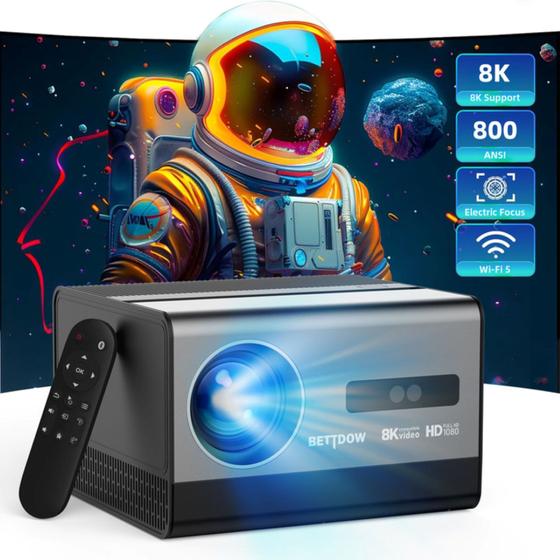 Projetor Profissional Bettdow 4k Wifi Full Sealed Hd 1080p 18000lm Menor preço em Projetor Profissional Bettdow 4k Wifi Full Sealed Hd 1080p 18000lm