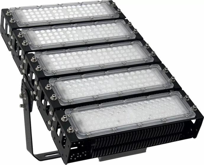 Imagem de Projetor Refletor Modular Led Linear Ferro Torre 250w Ip67 linha industrial