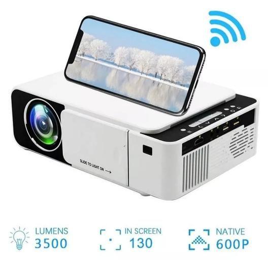 Imagem de Projetor Retroprojetor Portatil Led T5 Unic Espelhamento Celular Wifi 2500 Lúmens