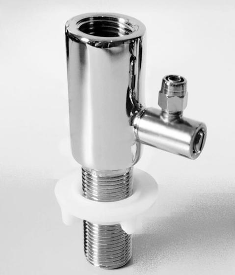 Imagem de Prolongador de metal para torneira de bancada co regulagem de vazão de bico fino (Filtro Electrolux)