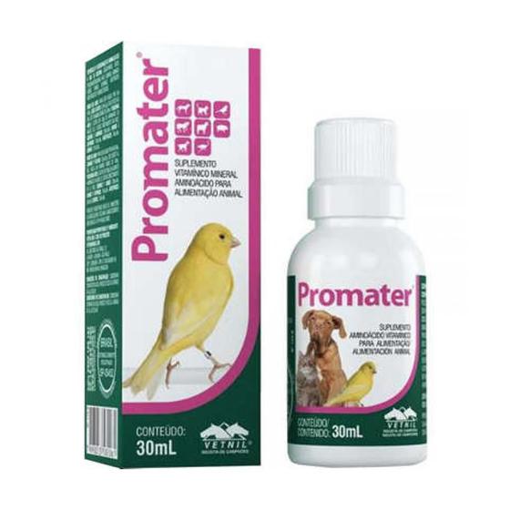 Imagem de Promater 30Ml Vetnil Fertilidade Cães Gatos Aves