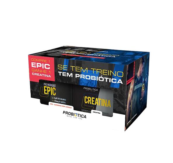 Imagem de Promopack Treino Probiotica - Pré Treino Epic 300g + Creatina 100g