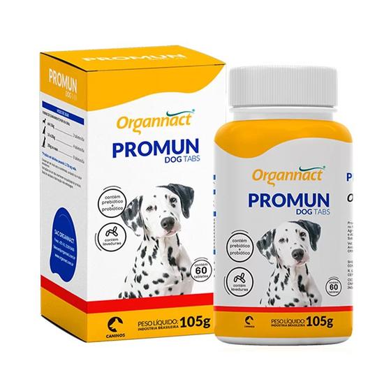 Imagem de Promun Dog Tabs 105g (60 Tabletes) - Organnact