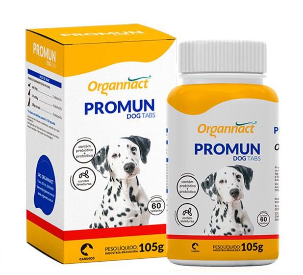 Imagem de Promun Dog Tabs Organnact 105g