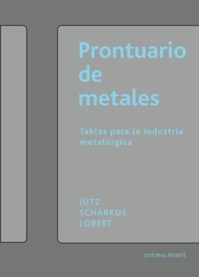 Imagem de Prontuario de Metales-Tablas Para La Indústria Metalúrgica