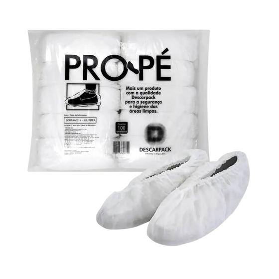 Imagem de Propé Sapatilha TNT Branco 100 Pares - Descarpack