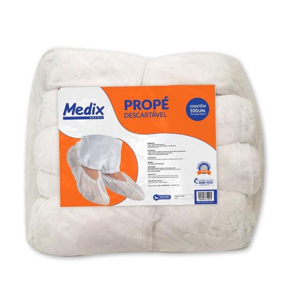 Imagem de Propé TNT Descartável Pacote com 100UN Medix 