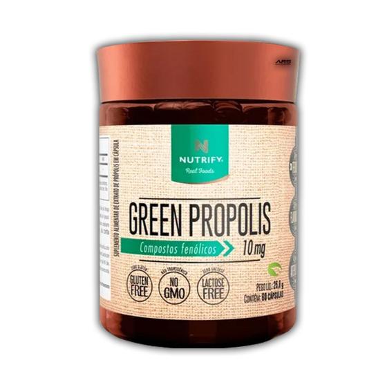 Imagem de Propolis Verde 10mg Green Propolis 60 caps - Nutrify