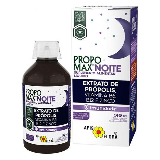 Imagem de Propomax Noite (Extrato de Própolis, Zinco,Vitamina B e B12) 140ml - Apis Flora