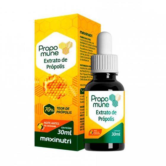 Propomune Extrato de Própolis 30ml Concentrado 70% Maxinutri Menor preço em Propomune Extrato de Própolis 30ml Concentrado 70% Maxinutri
