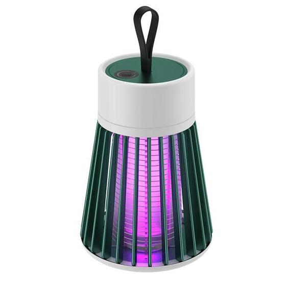 Imagem de Proteção Elegante: Luminária Mata Mosquito com Choque Elétrico e LED UV!