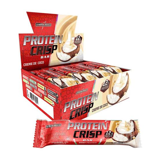 Imagem de Protein Crisp Bar 12un de 45g cada - Integralmedica