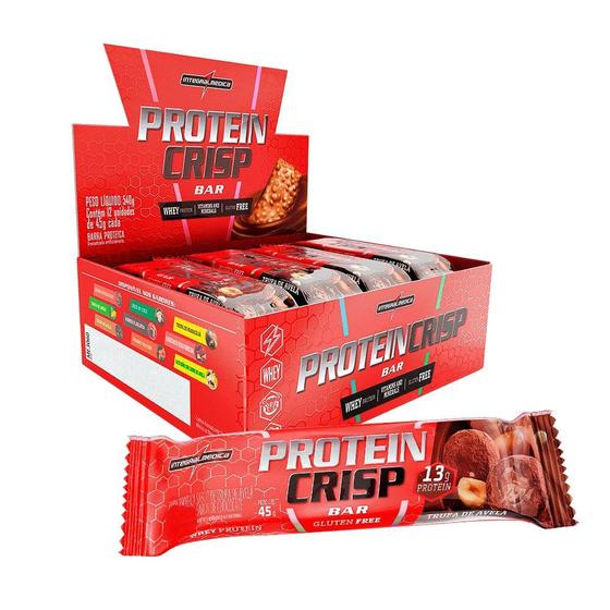 Protein Crisp Bar Caixa 12 un Integral Medica - Barra de Proteina é boa?