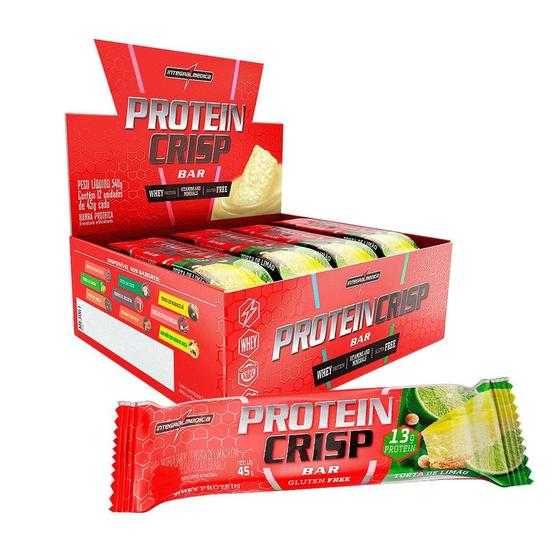 Imagem de Protein Crisp Bar Caixa 12 un Integralmedica - Barra de Proteina