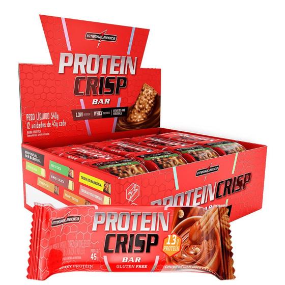 Protein Crisp Bar Churros com Doce de Leite Integralmédica 12 un