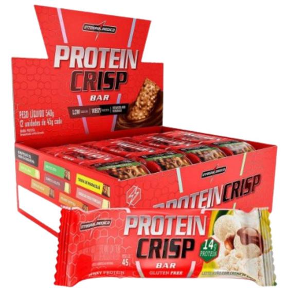 Imagem de Protein crisp bar integralmedica 45g c/12