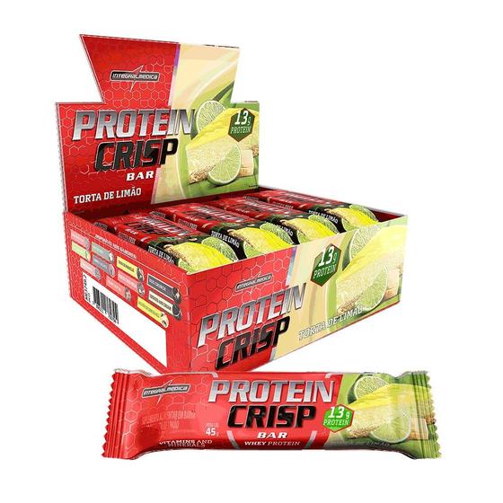 Imagem de Protein Crisp Bar Torta De Limão - Integralmédica 12 Un.