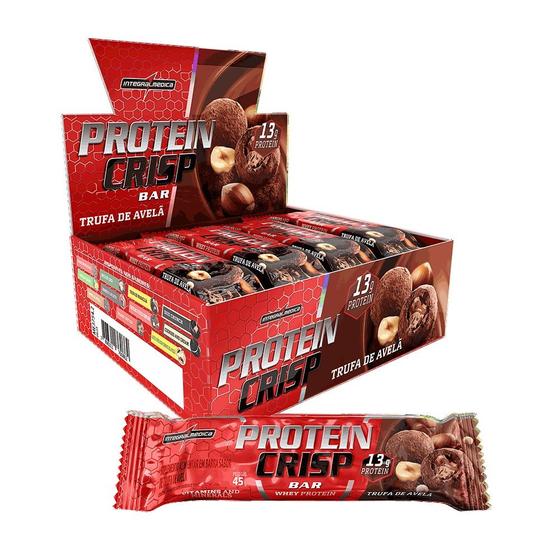 Imagem de Protein Crisp Bar Trufa De Avelã - Integralmédica 12 Un.