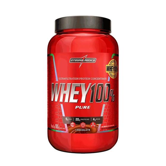 Imagem de Proteína Concentrada Integralmedica Whey 100% Pure Chocolate Maltado 900g Pote