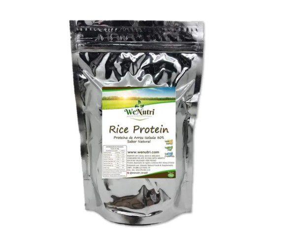 Proteína De Arroz Isolada Wenutri Vegan Protein Natural Imagem de Proteína De Arroz Isolada Wenutri Vegan Protein Natural