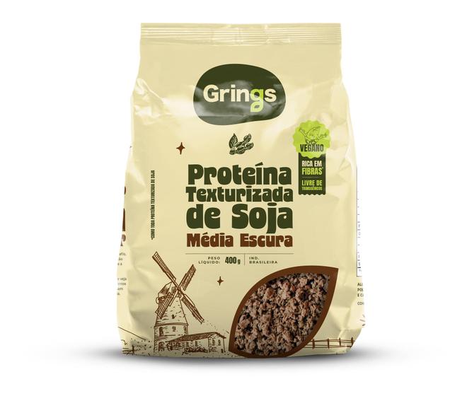 Imagem de Proteina de soja media escura grings 400g