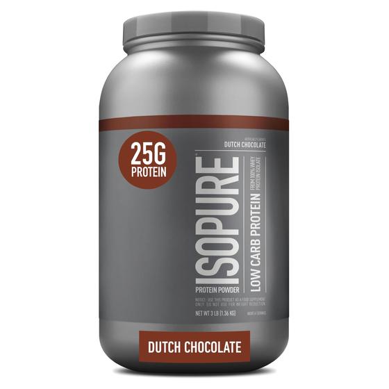 Imagem de Proteína em pó Isopure Dutch Chocolate 1,36 kg 25g de proteína