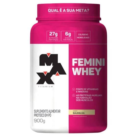 Imagem de Proteína Feminina Femini Whey (900g) - Max Titanium