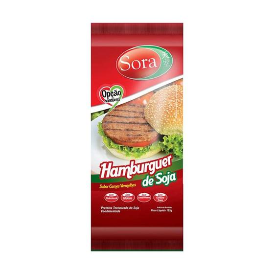 Imagem de Proteína Texturizada de Soja Sora Hambúrguer Carne Vermelha 110g