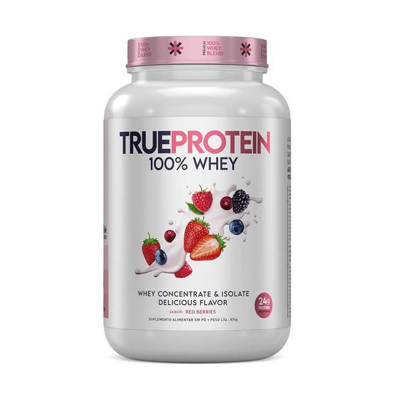 Imagem de Proteína True Protein 100% Whey Red Berries True Source 874G