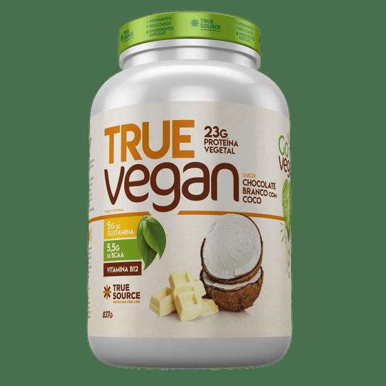 Imagem de Proteína True Vegan Chocolate Branco com Coco True Source 837g