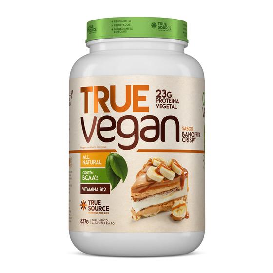 Imagem de Proteína Vegana True Vegan Banoffee Crispy 837G True Source