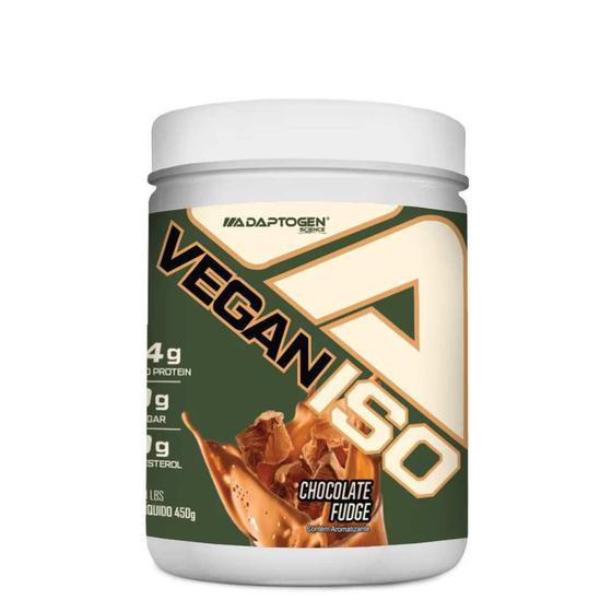 Imagem de Proteina Vegetal Vegan Iso Chocolate Fudge 450g Adaptogen Science