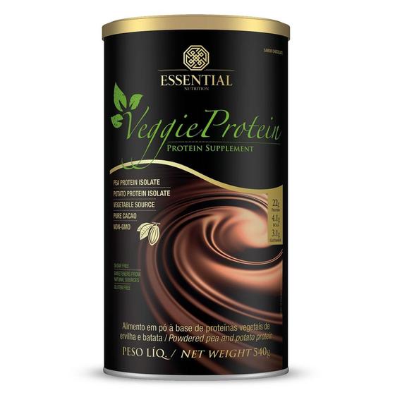 Imagem de Proteina Vegetariana VEGGIE PROTEIN CACAU 455g - Essential Nutrition