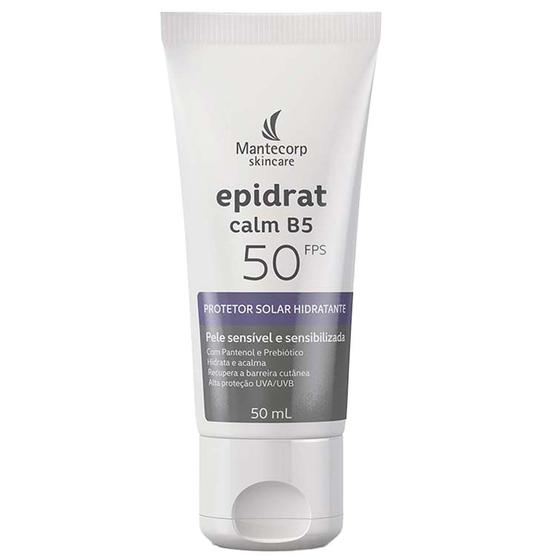 Imagem de Proteror Solar Facial Hidratante Mantecorp Skincare - Epidrat Calm B5 FPS50