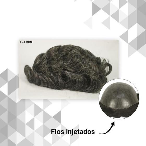 Imagem de Protese capilar micropele Fred Injetada tamanho 20x25 D=120%