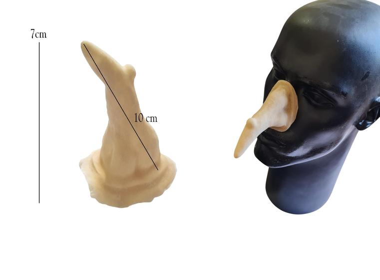 Imagem de Prótese De Látex Nariz De Bruxa Com Verruga + Látex 10Ml