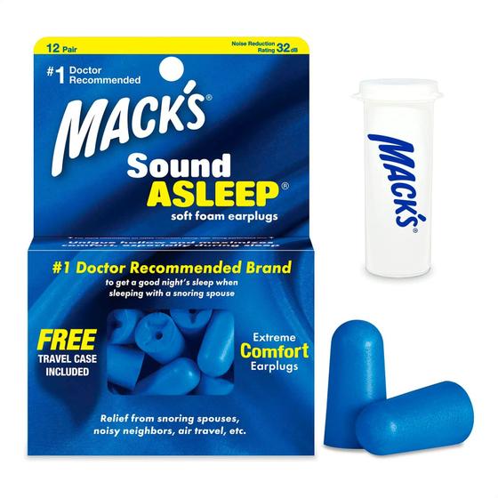 Protetor Auricular Mack's Sound Asleep Redução de Ruído 32dB 12 pares Menor preço em Protetor Auricular Mack's Sound Asleep Redução de Ruído 32dB 12 pares