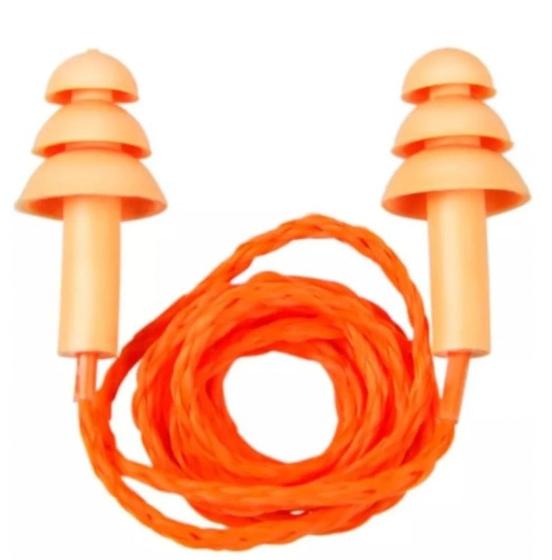 Imagem de Protetor Auricular Plug Silicone C/ 15db- Kit 30 Un